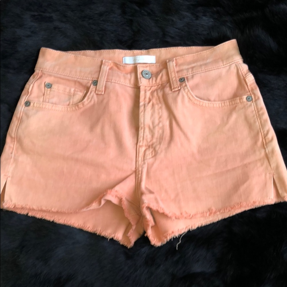 7 For All Mankind denim cut off shorts SZ 24